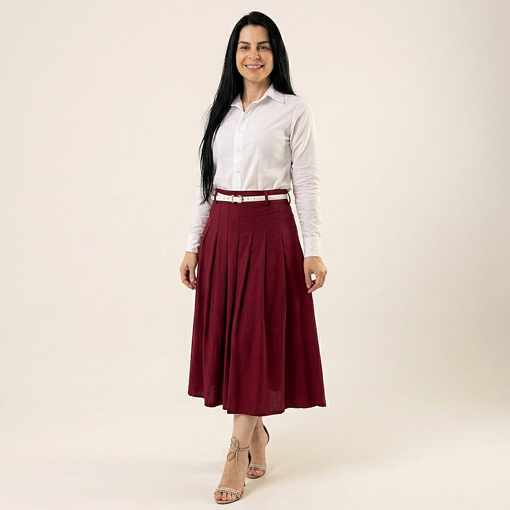 Camisa Social Feminina 100% Algodão Estilo Elegante - Crystal Modas