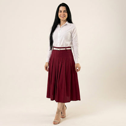 Camisa Social Feminina 100% Algodão Estilo Elegante - Crystal Modas